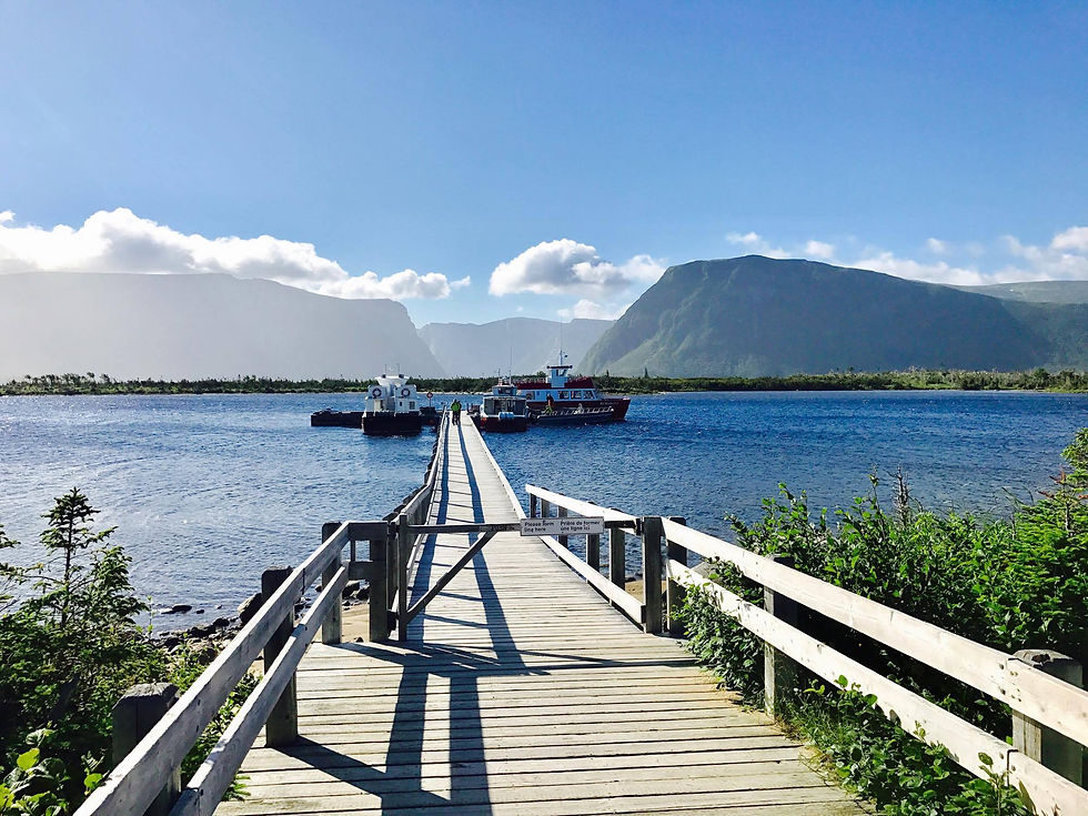 Western Brook Pond Dock