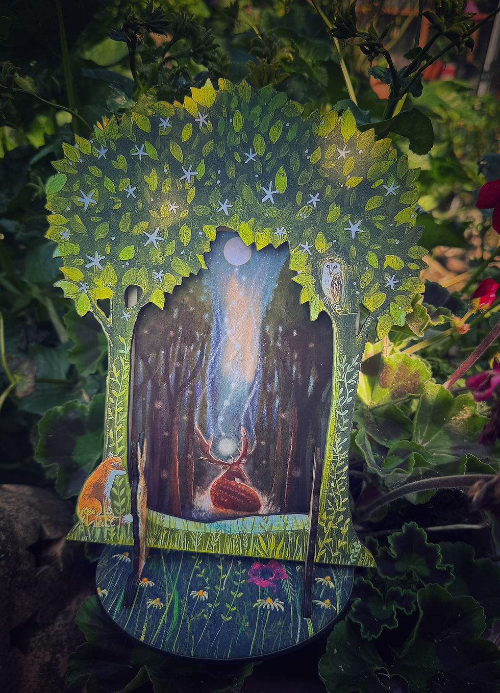 Thumbnail: Oracle stand, card set and book. handmade and available now