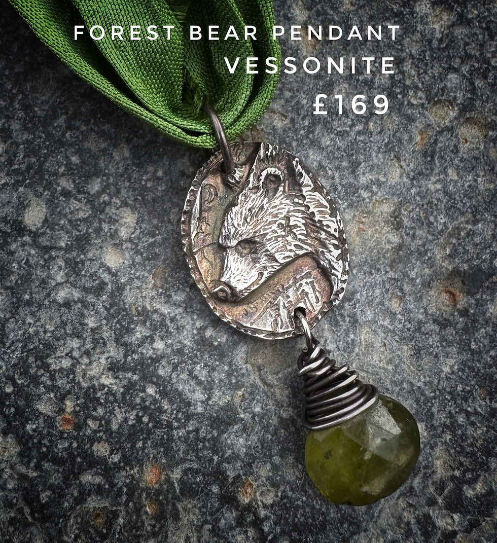 Forest Bear pendant