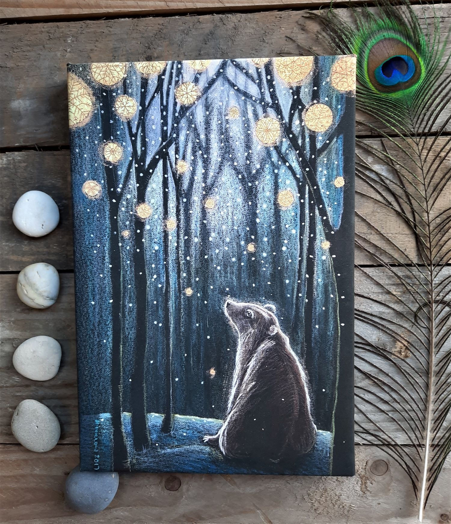 Foretelling the Snow - Canvas boxed print