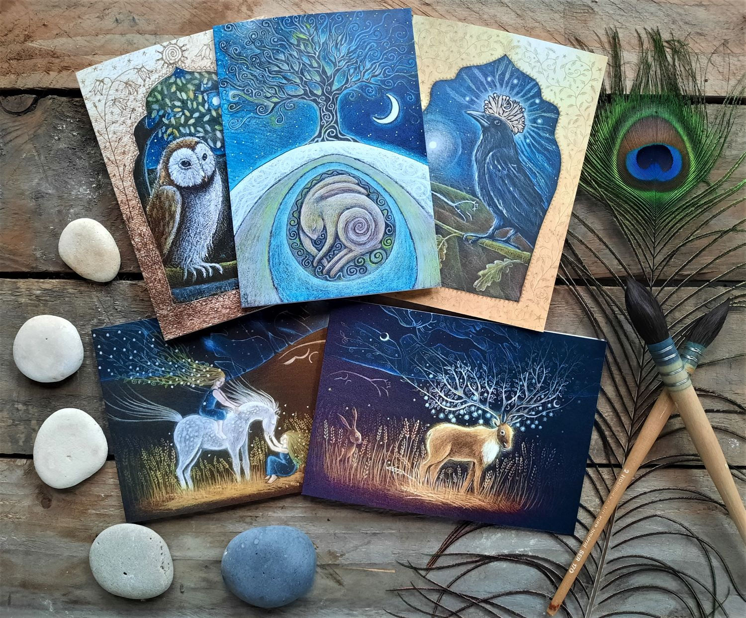 The Old Songs card pack of 5 greetings cards