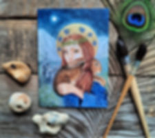 St. Melangell II Greetings Card