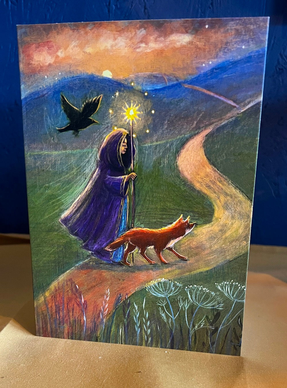 Peregrina greetings card