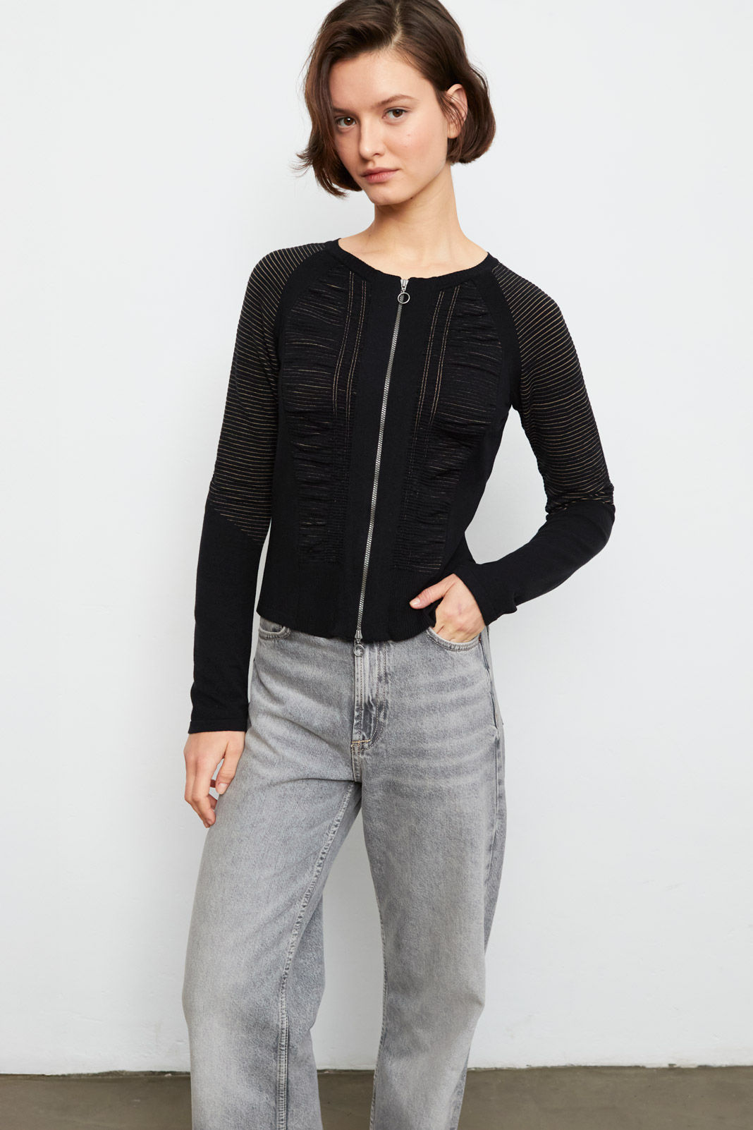 CHAQUETA PUNTO RELIEVE GUNA