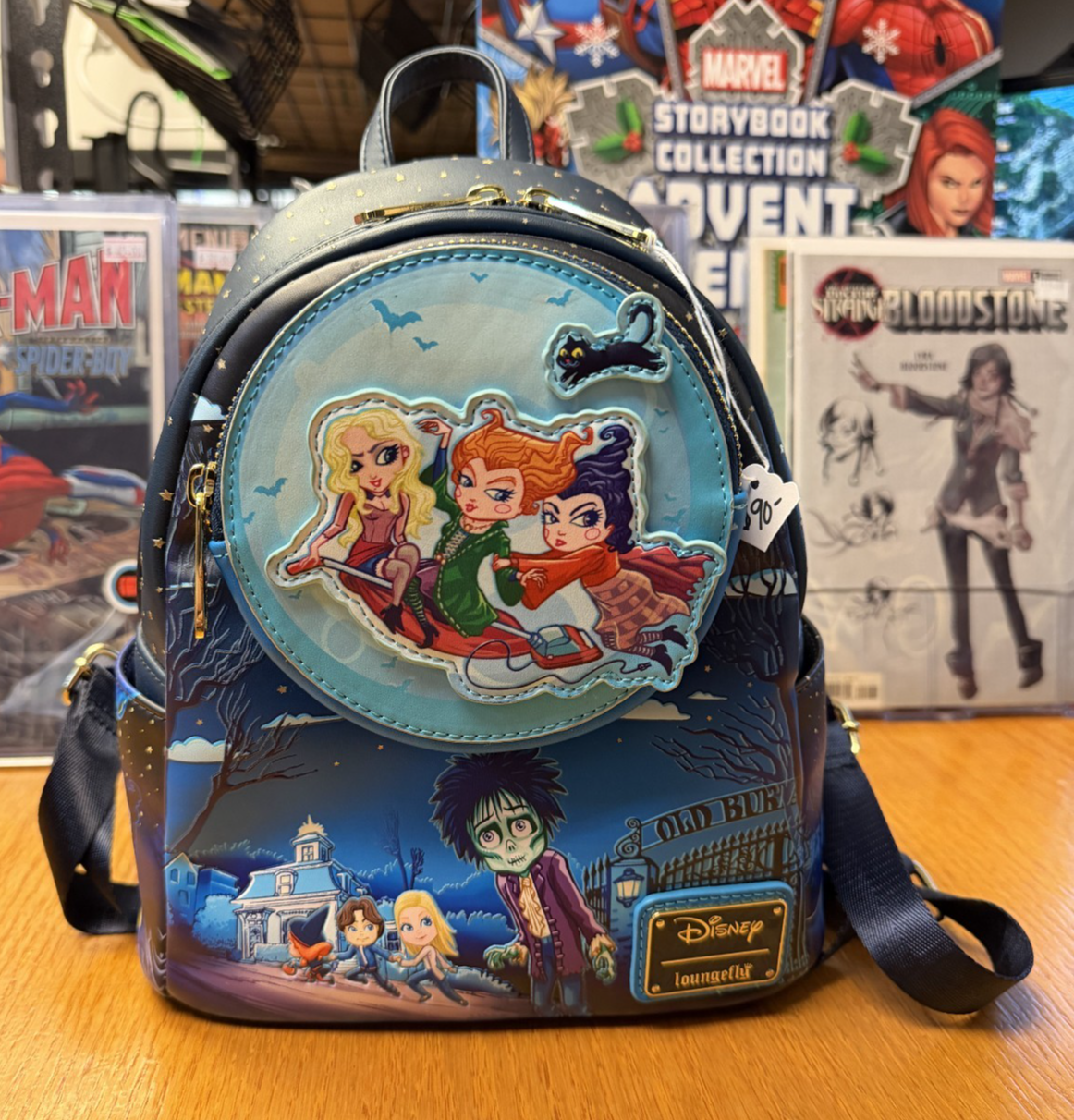 Loungefly Hocus Pocus Poster Loungefly Backpack Glow in the Dark