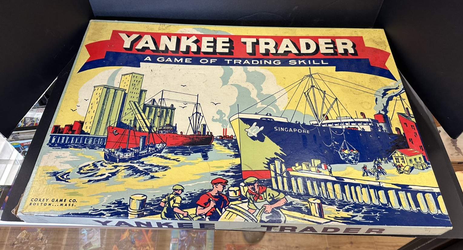 Vintage 1930s Yankee Trader A Game of Trading Skill Board Game