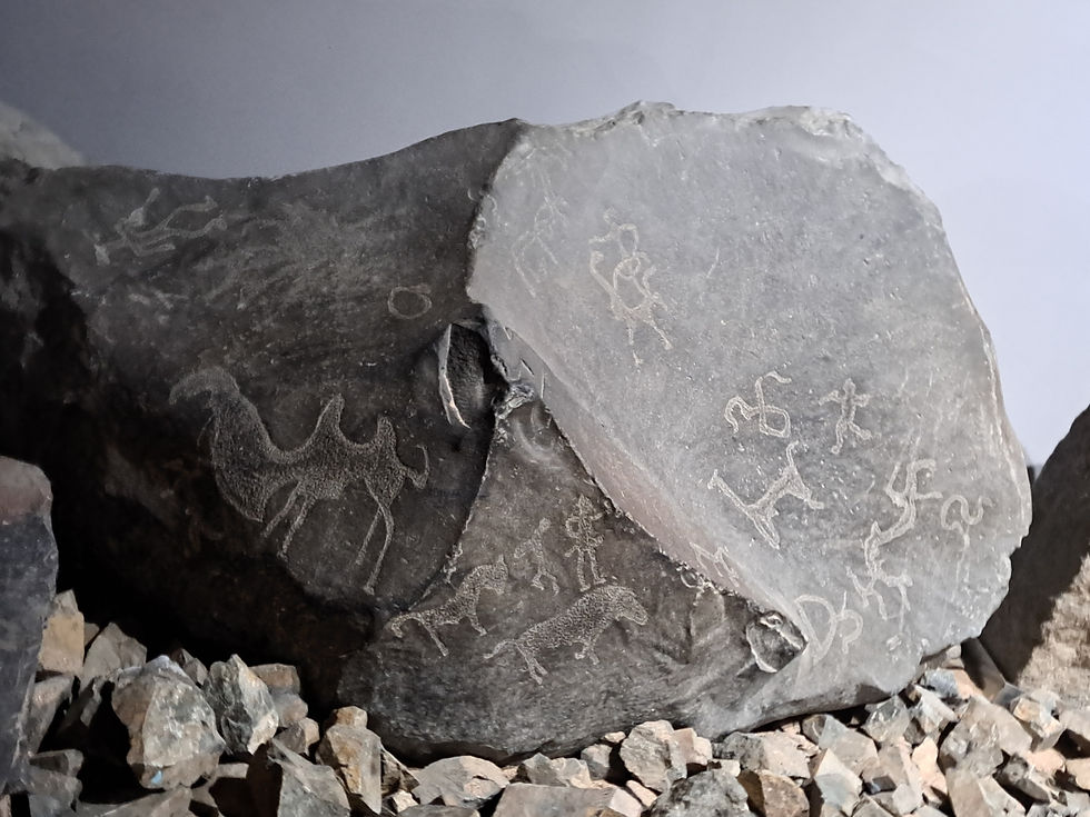 4th-Century BC Petroglyphs, Almaty, Kazakhstan ©M D Harding Travel Photography