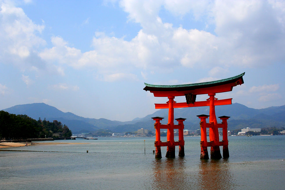 Floating Tori-Gate, Japan