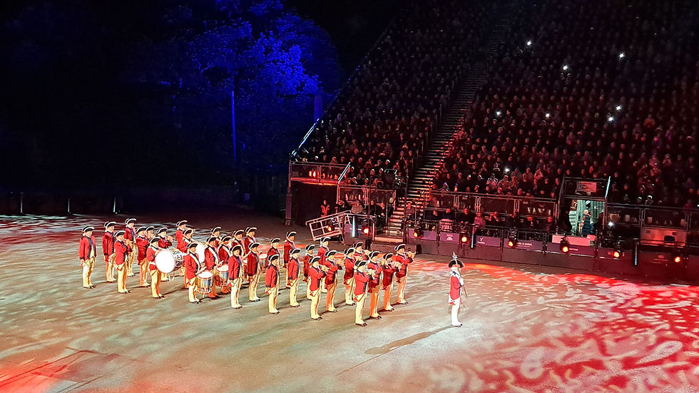 United States Army Old Guard Fife and Drum Corps, The Royal Edinburgh Military Tattoo 2025.