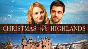 Movie poster with castle, snow and the two leading actors.