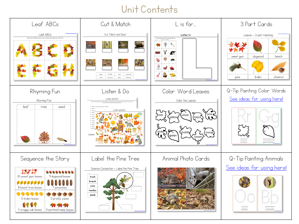 Thumbnail: Count Down to Fall Kindergarten Literature Unit