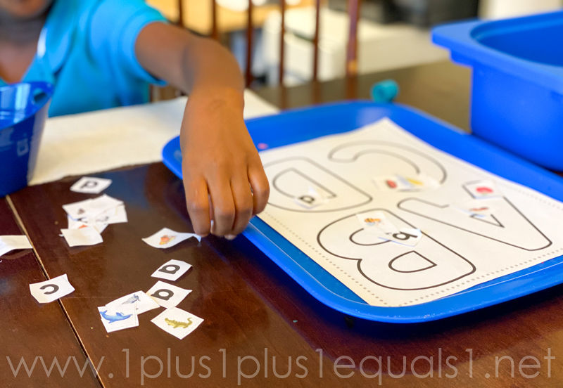 Thumbnail: Alphabet Cut, Mix, Sort & Glue