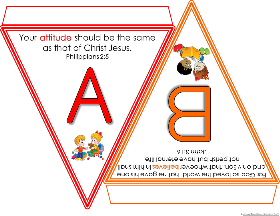 Thumbnail: Bible Verse Wall Flags A-Z