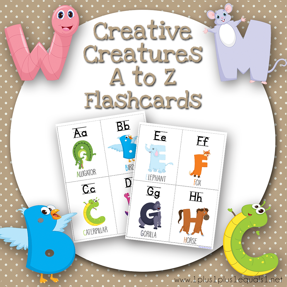 Creative Creatures A to Z Flashcards