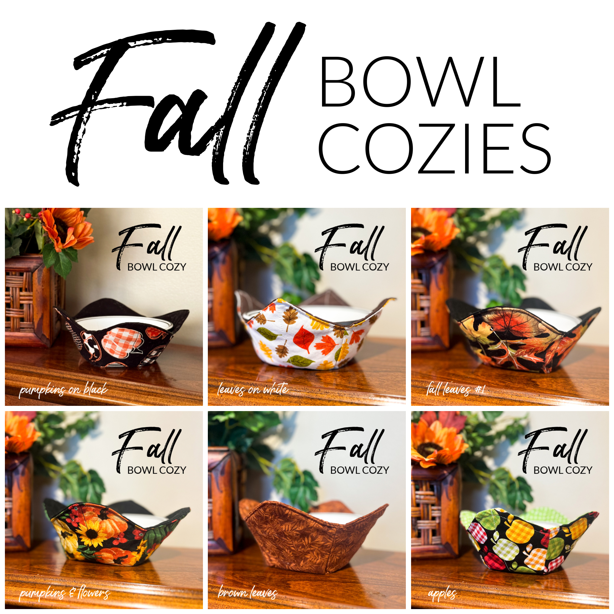 Fall Bowl Cozy