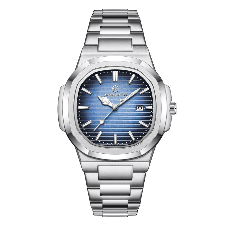 Thumbnail: Men's luxury square military watch