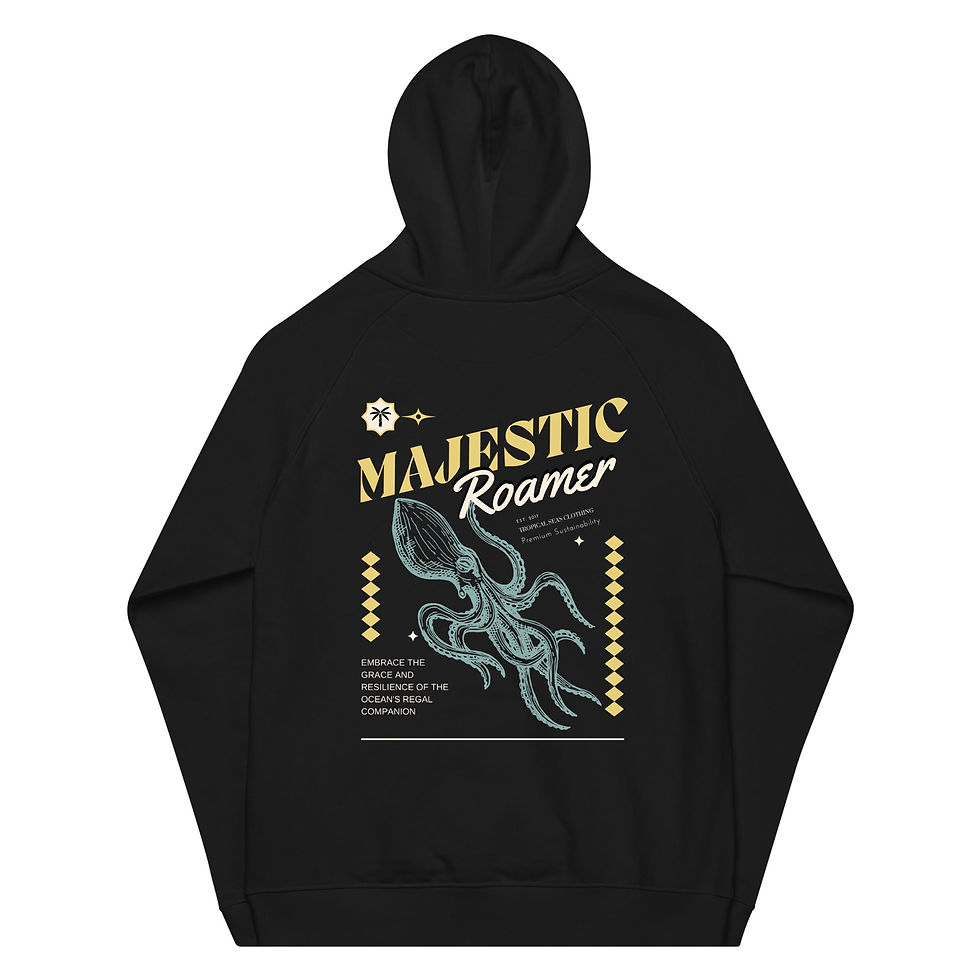 Thumbnail: Premium Majestic Roamer Eco Hoodie - Giant Squid Edition
