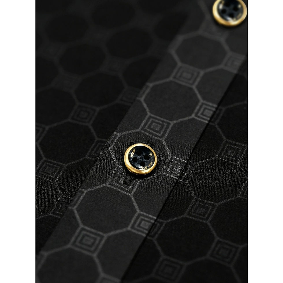 Thumbnail: FGKKS Men Black Shirt Brand New Luxury Elegant Fashion Long Sleeve Smart Casual 