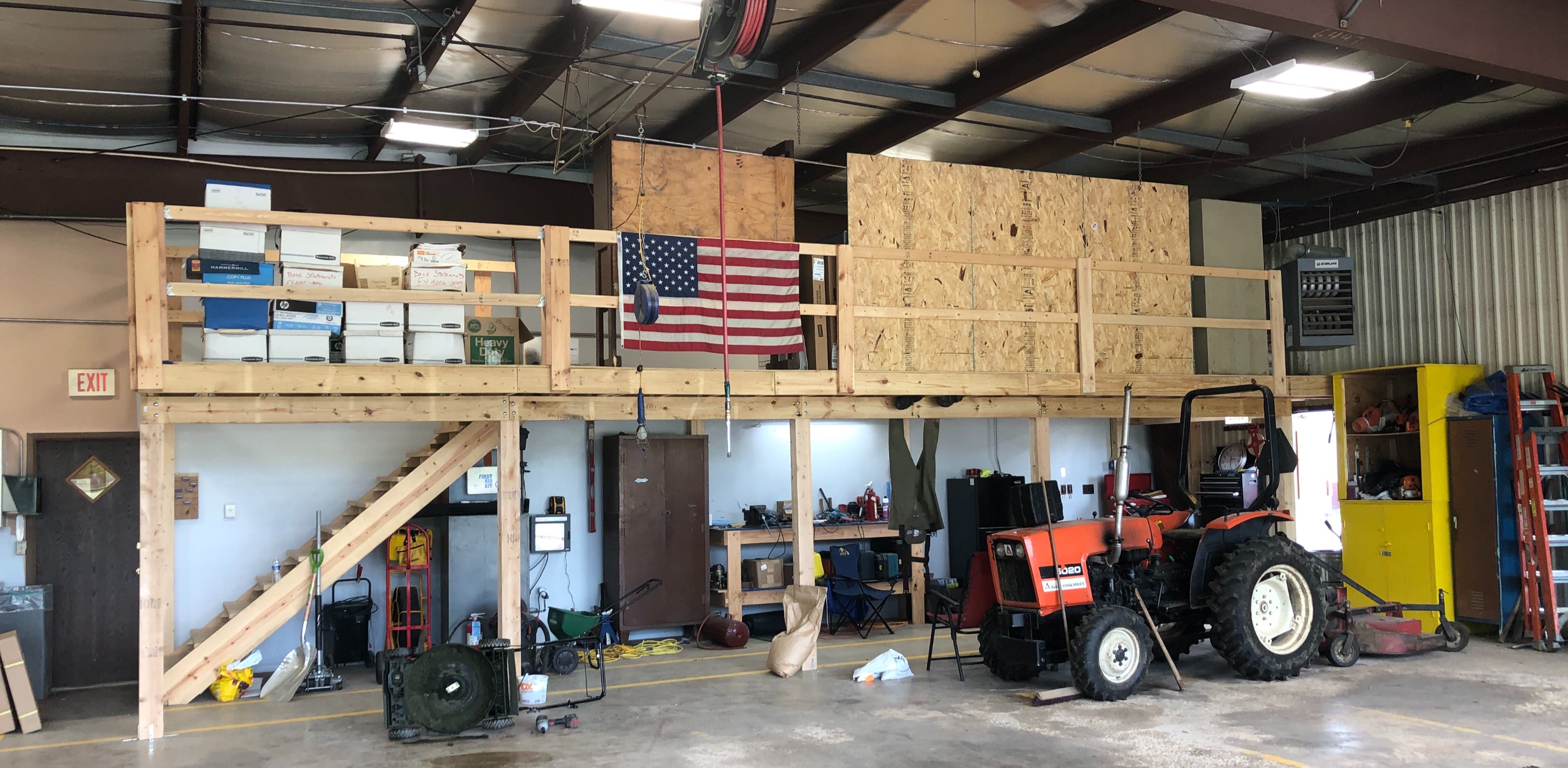New Storage Built at Village Hall Illinois Ashland Village of