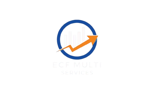ECF Multi Services brand logo – over 11 years of trusted financial and immigration solutions