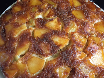 Et hop un gâteau à la rhubarbe