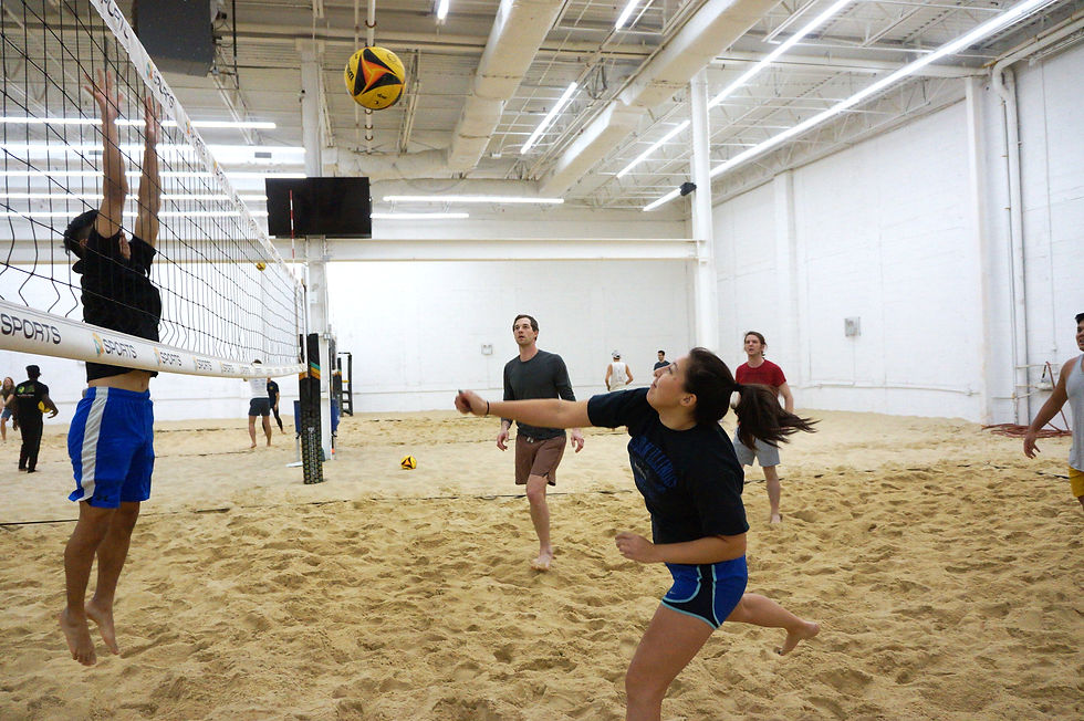 4x4 indoor beach volleyball