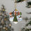 Thumbnail: Snowy Christmas Village Scene Ceramic Ornaments 2-Side Print