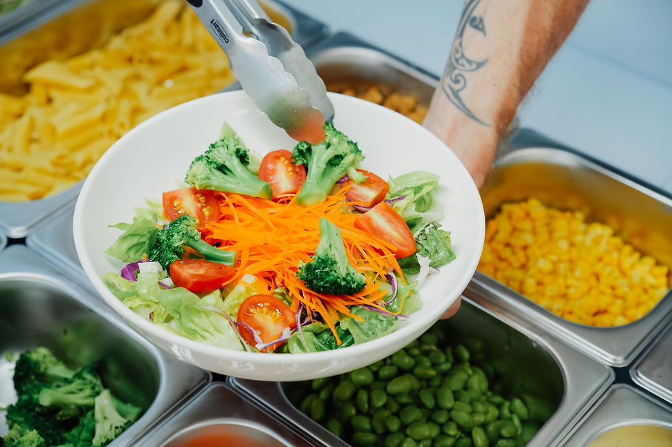 A plant-based bowl at Nisi – House of Mediterranean