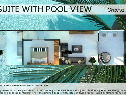 SNEAK PEEK: NEW SUITES WITH POOL VIEW