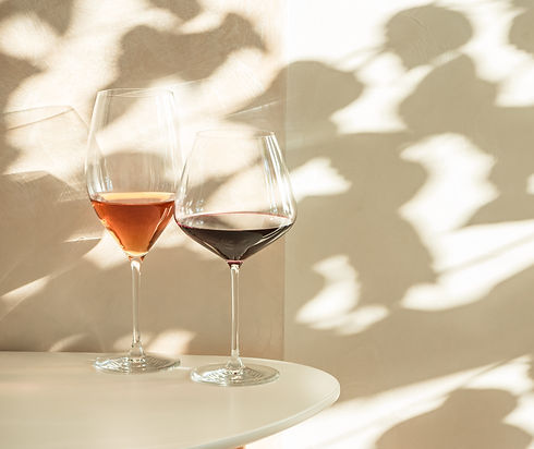 Rose and Red Wine Glasses under Sunlight Elegant Spring Still Life_edited_edited_edited.jp