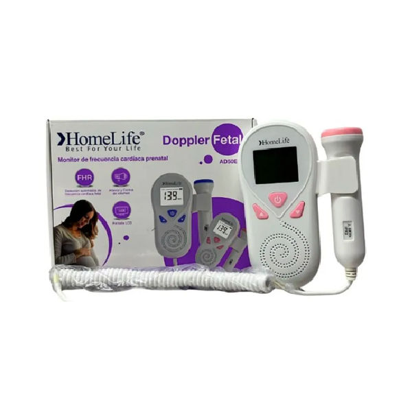 DOPPLER FETAL MONITOR DE FRECUENCIA CARDÍACA PRENATAL AD50E HOME LIFE