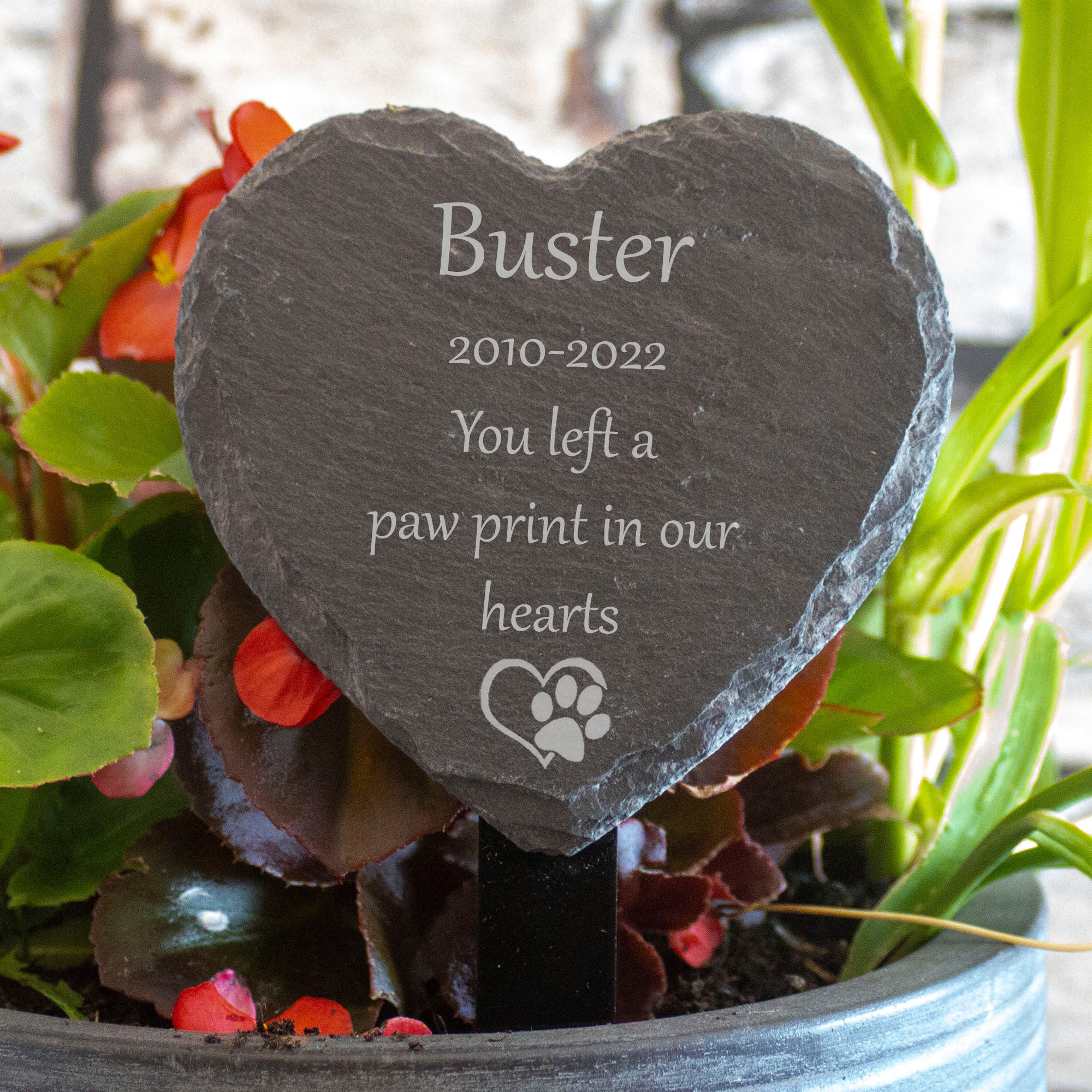 Personalised Pet Dog Memorial Plaque