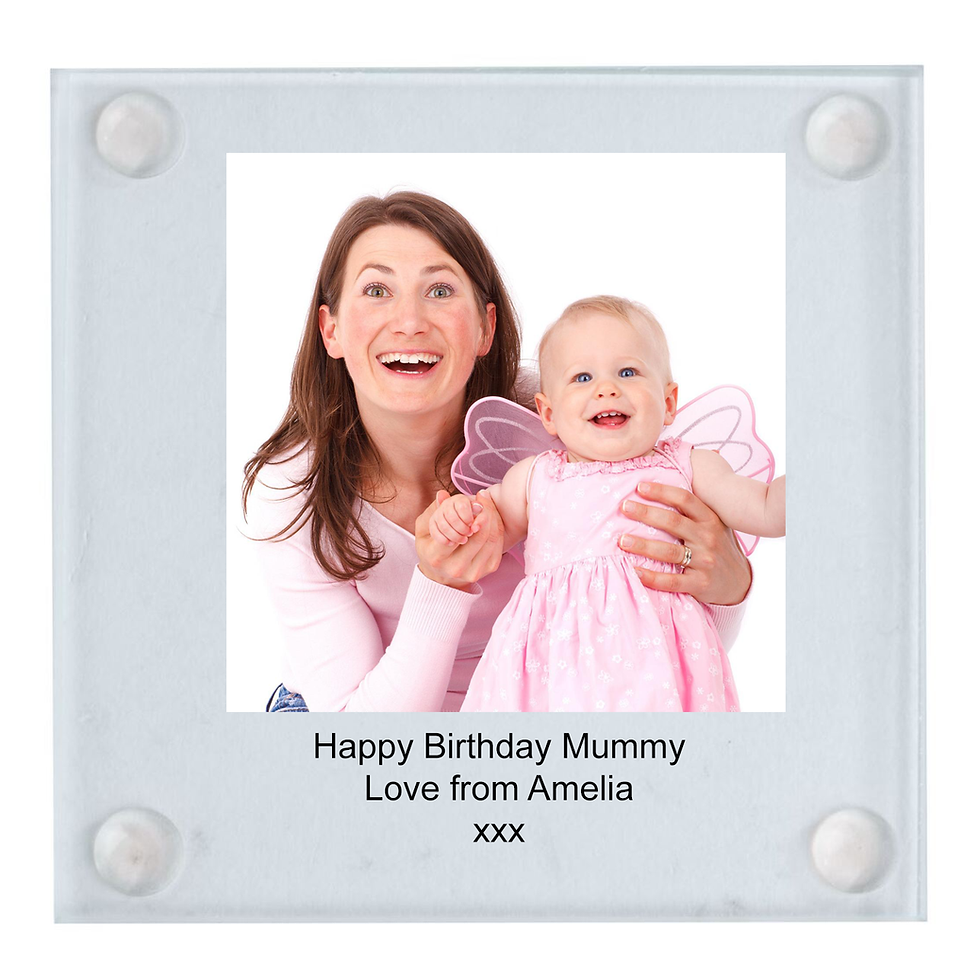 Thumbnail: Personalised Photo Glass Coaster