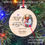 Thumbnail: Personalised Hear The Wind Photo Memorial Christmas Tree Ornament