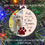 Thumbnail: Personalised Paw Prints In Our Hearts Pet Memorial Christmas Tree Ornament