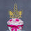 Thumbnail: Personalised Acrylic Unicorn Gold or Silver Glitter Cake Topper