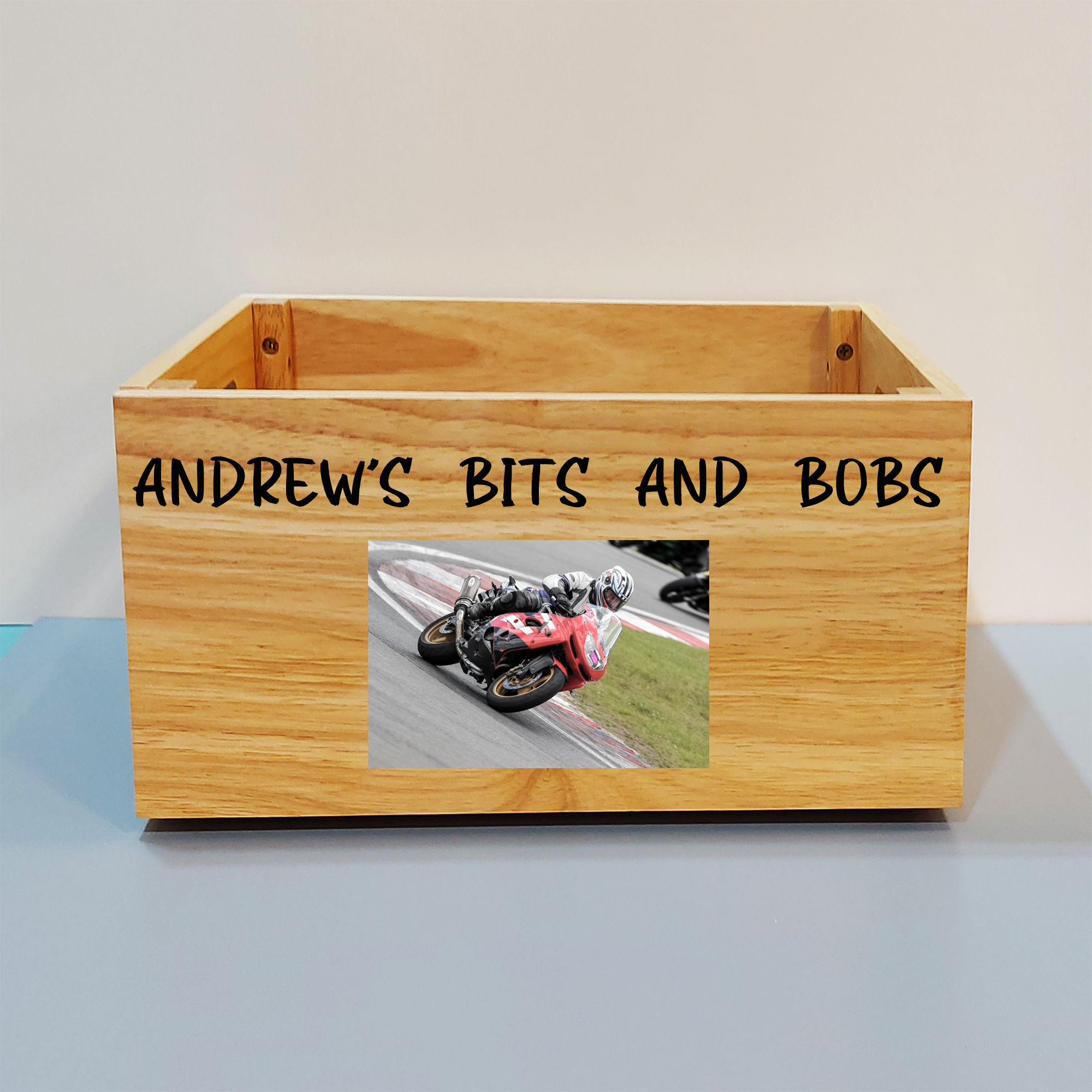 Personalised Photo Bits And Bobs Crate Box Son Daughter Granddaughter