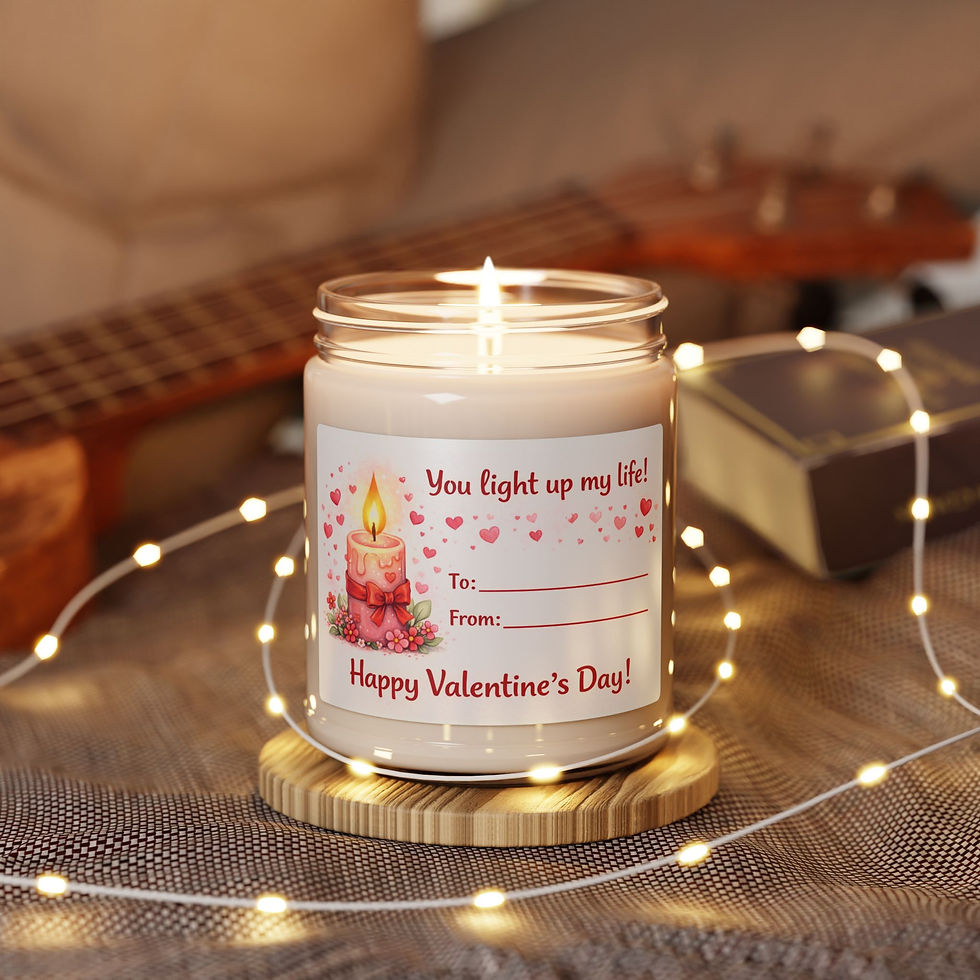 Thumbnail: You light up my life Valentine Candle, 9oz Soy Jar | Happy Valentine's Day