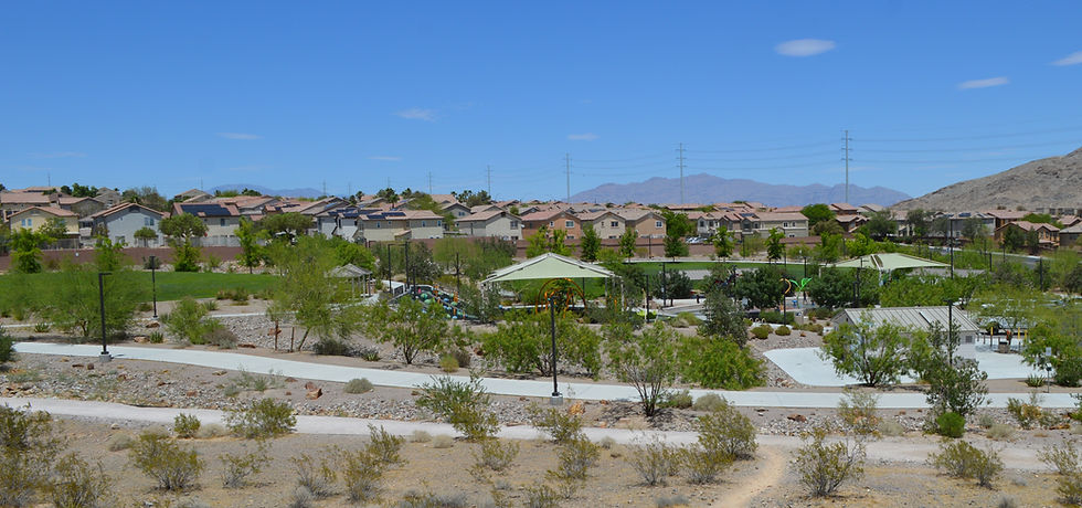 Residential area view for professional land surveying.