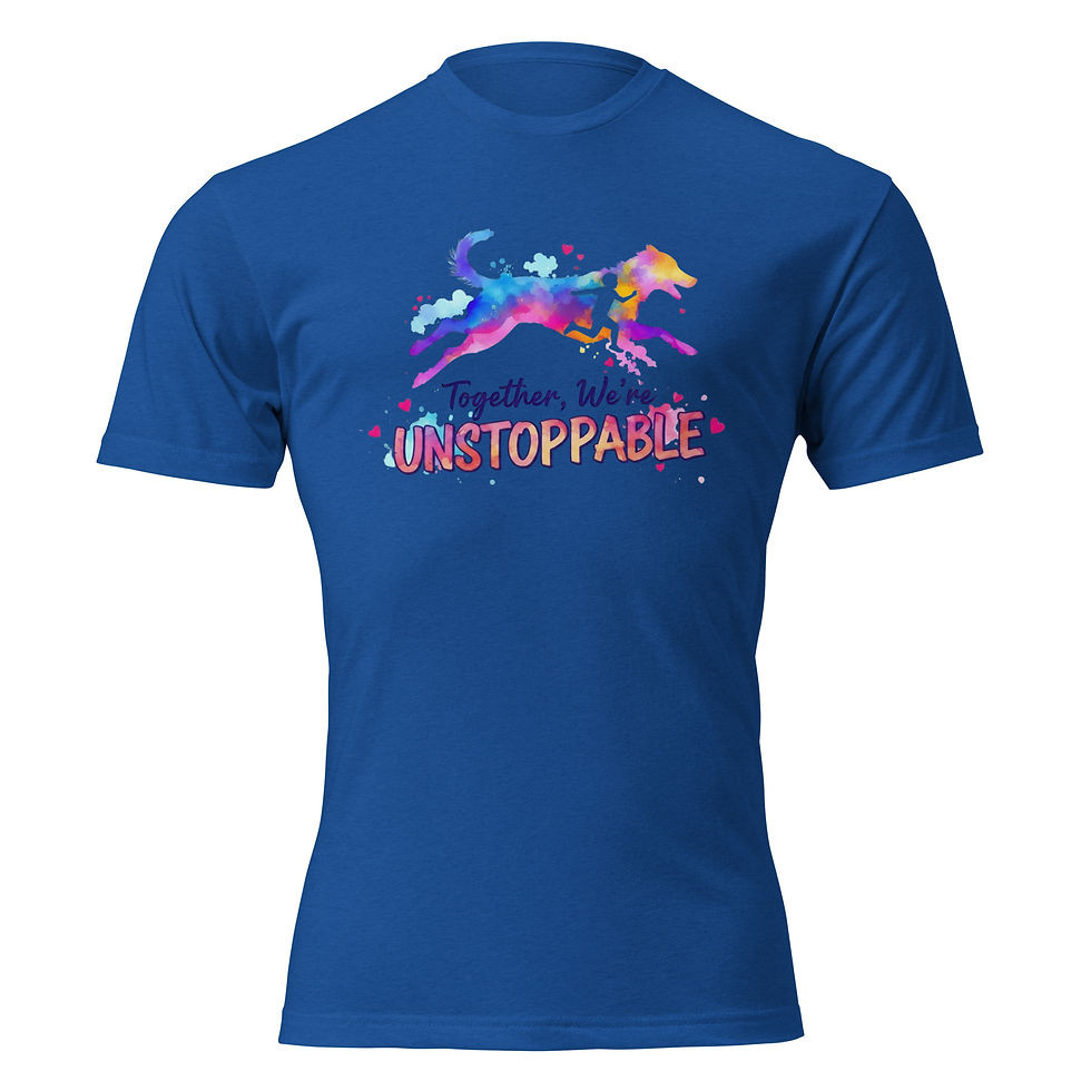 Thumbnail: Together, We’re Unstoppable- Fitted T-Shirt 