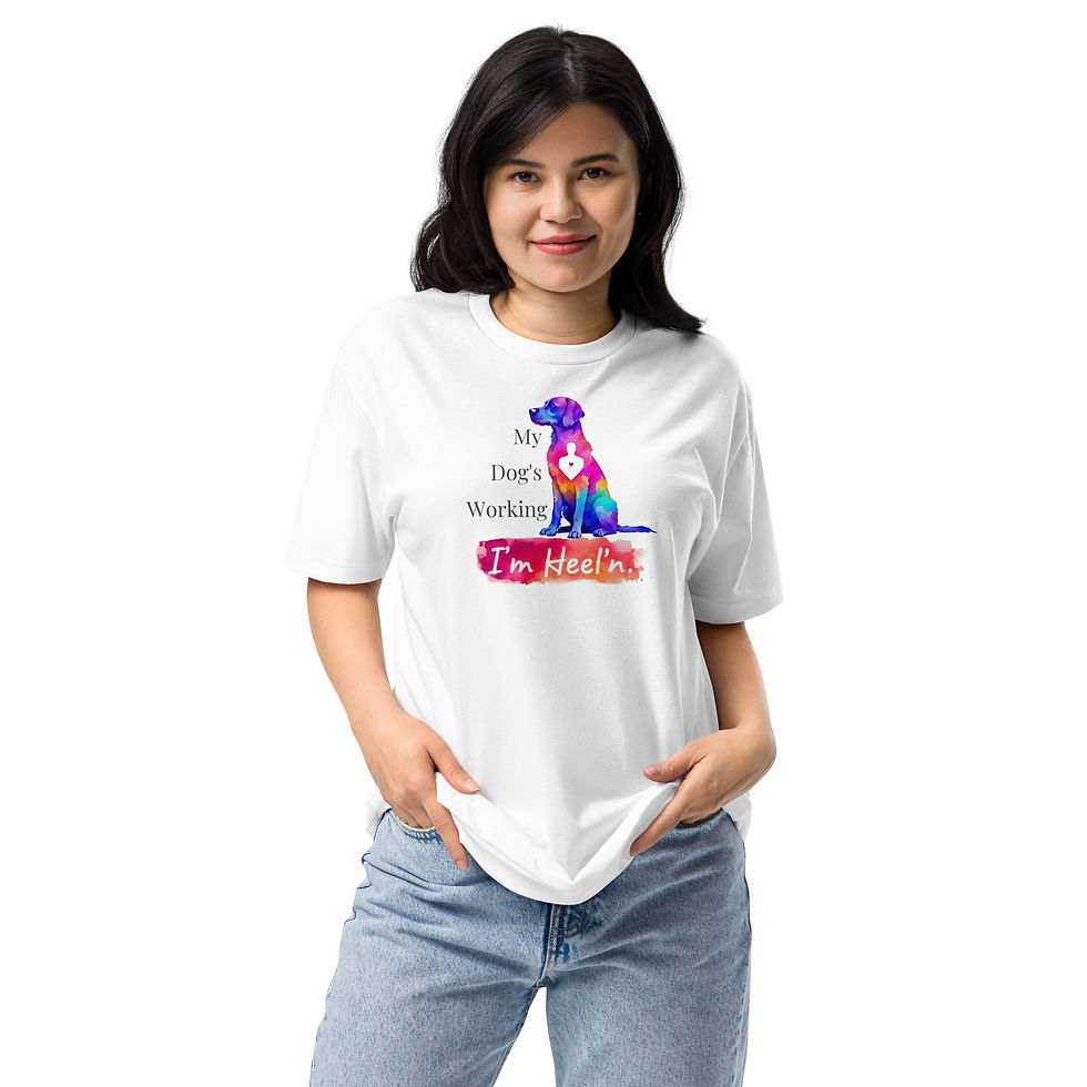 Thumbnail: My Dog’s Working. I’m Heel’n. — Women's Lightweight Modern Fit Tee 