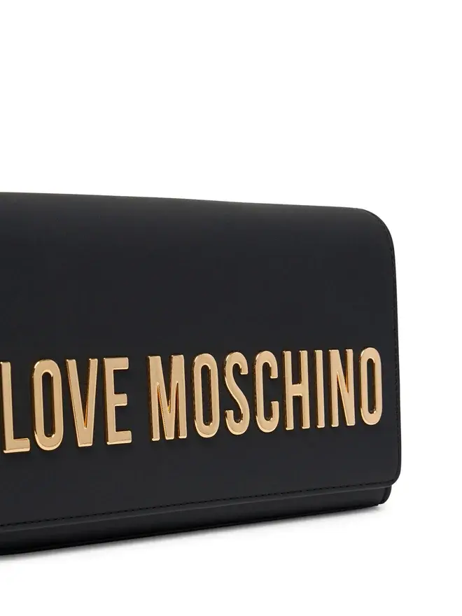 Miniatura: LOVE MOSCHINO torebka damska czarna mała skóra ekologiczna na łańcuszku