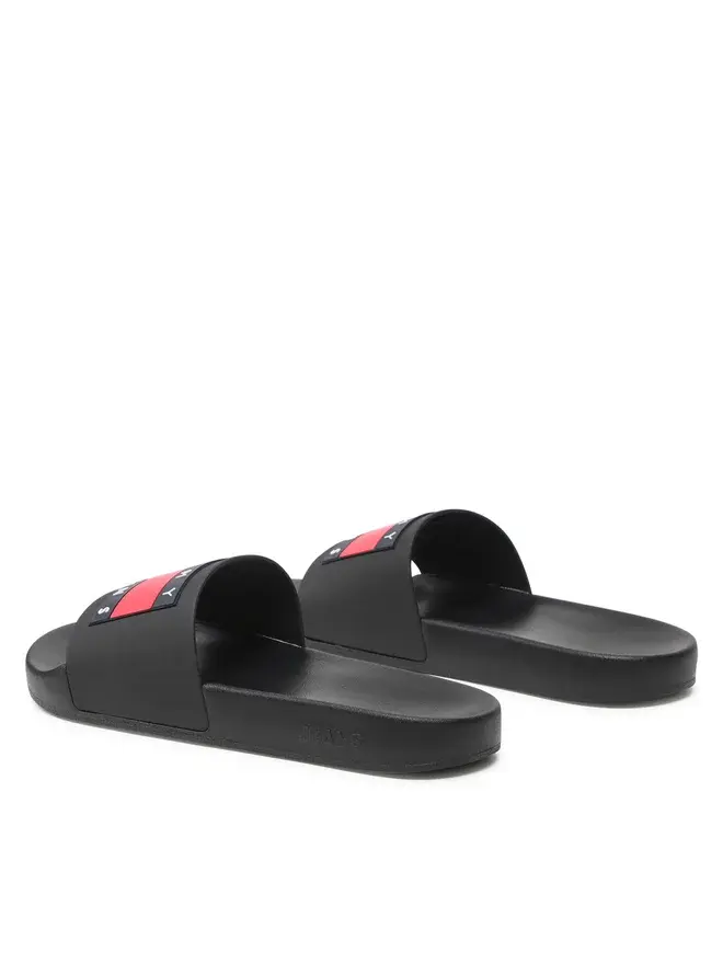 Miniatura: Tommy Jeans klapki damskie Pool Slide Ess czarne