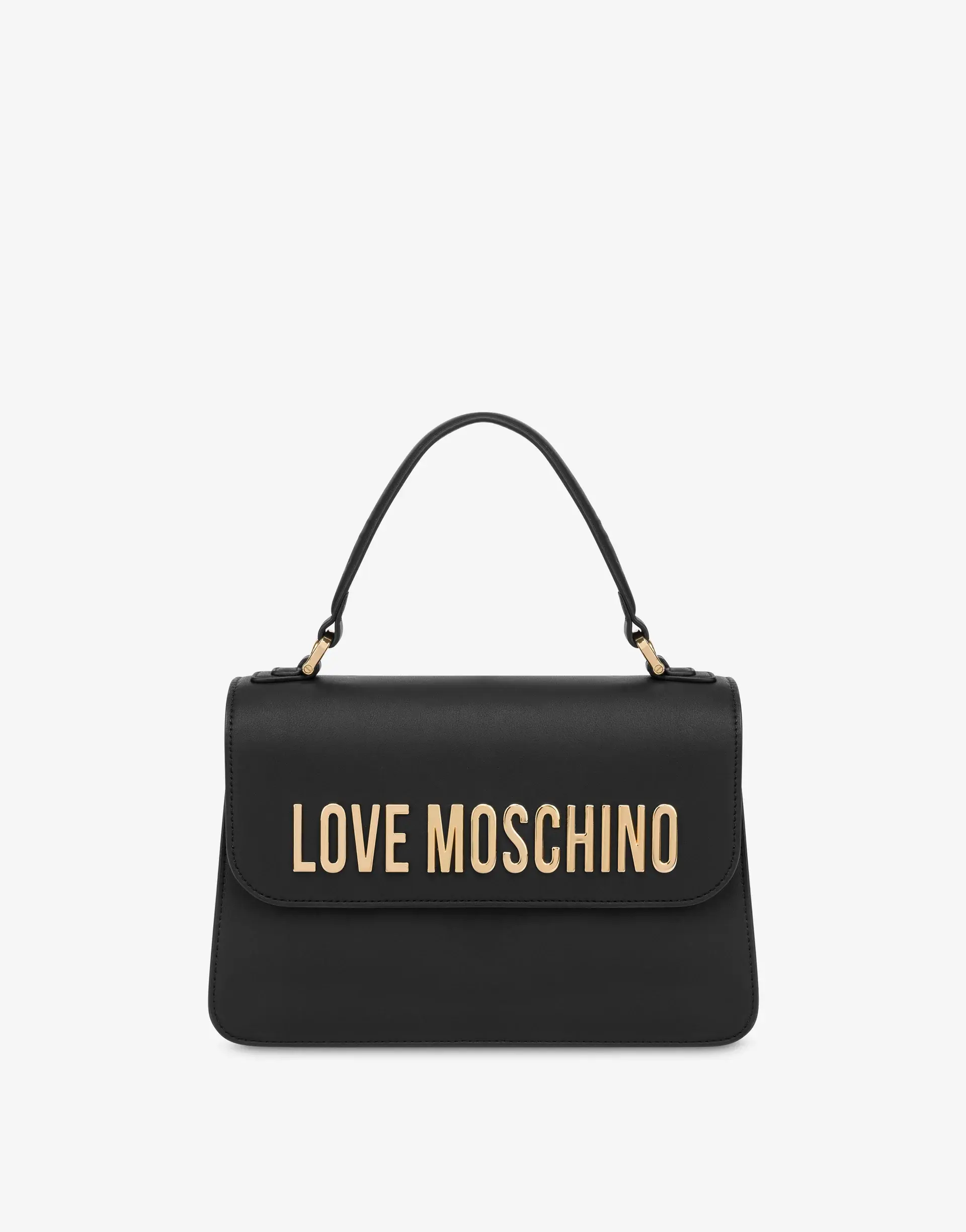 LOVE MOSCHINO torebka damska czarna mała elegancka duże logo