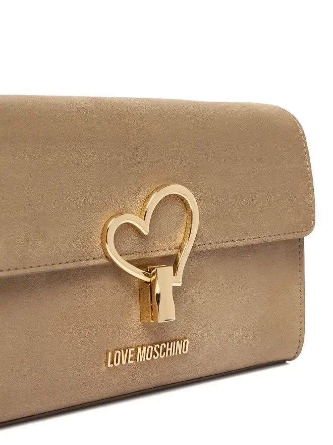 Miniatura: LOVE MOSCHINO torebka damska beżowa mała elegancka na łańcuszku
