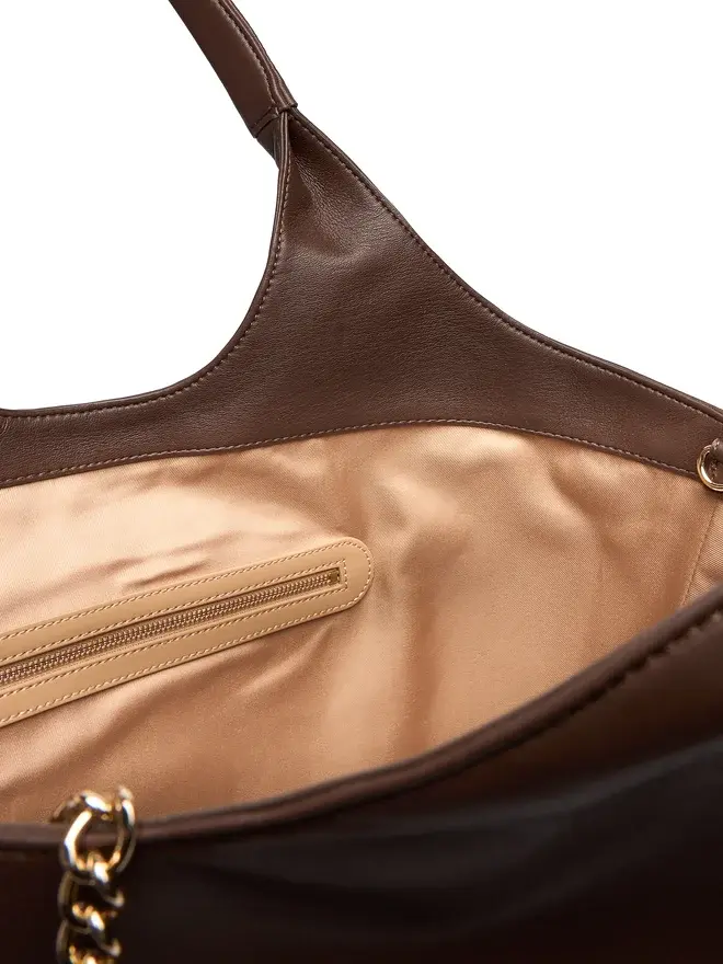 Miniatura: LOVE MOSCHINO torebka damska shopper brązowa duża skóra ekologiczna