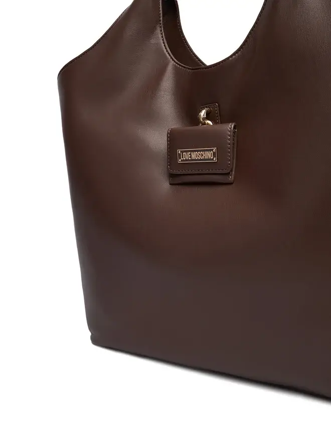 Miniatura: LOVE MOSCHINO torebka damska shopper brązowa duża skóra ekologiczna