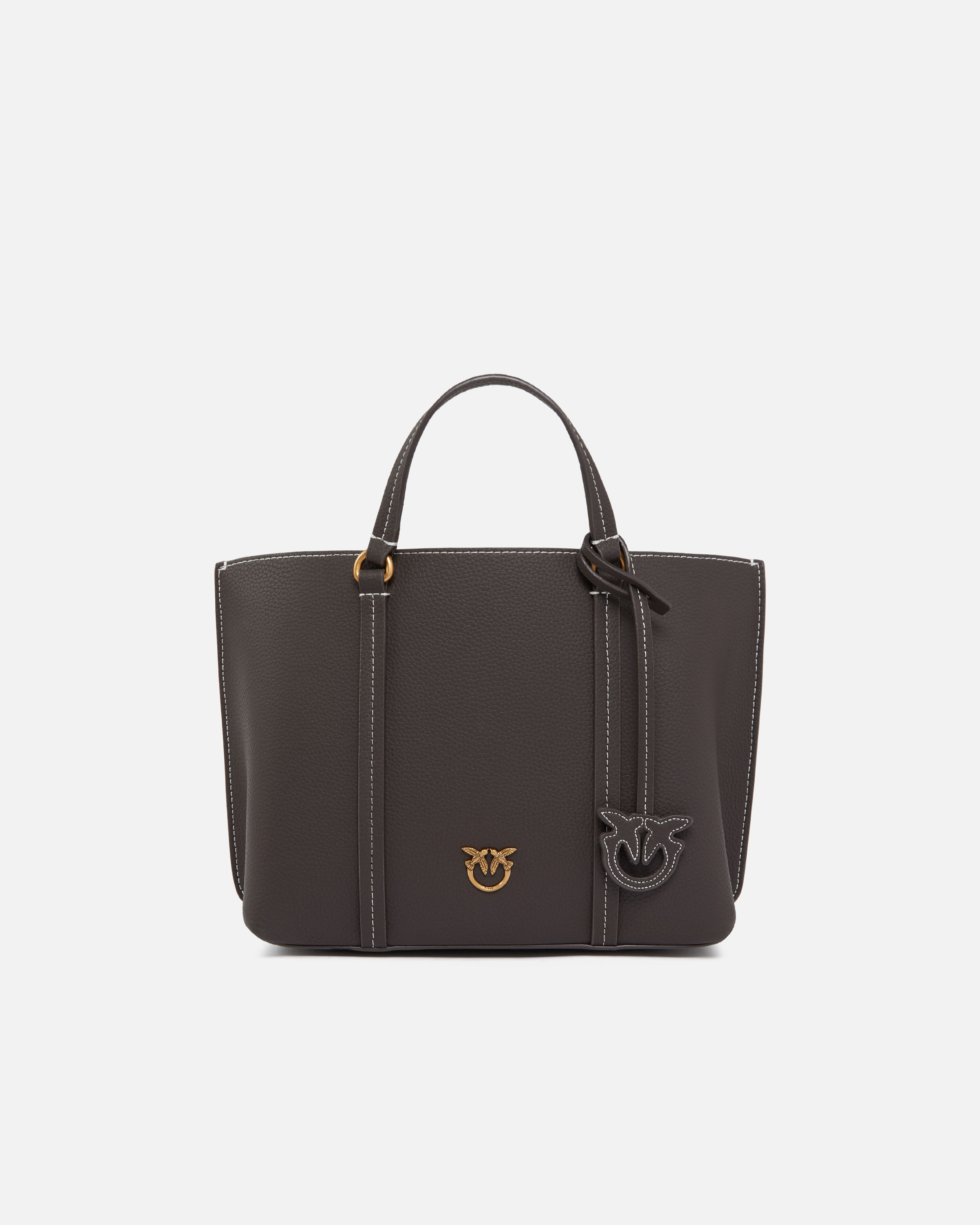 Pinko torebka damska Shopper czarna skóra naturalna