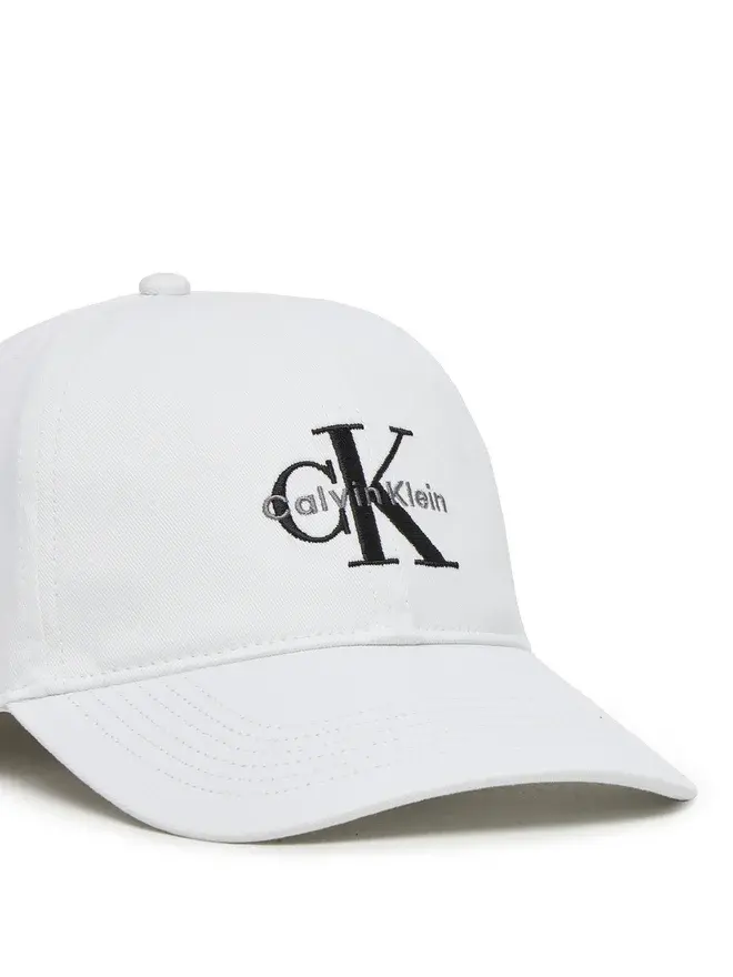 Miniatura: Calvin Klein czapka z daszkiem EMBROIDERY biała