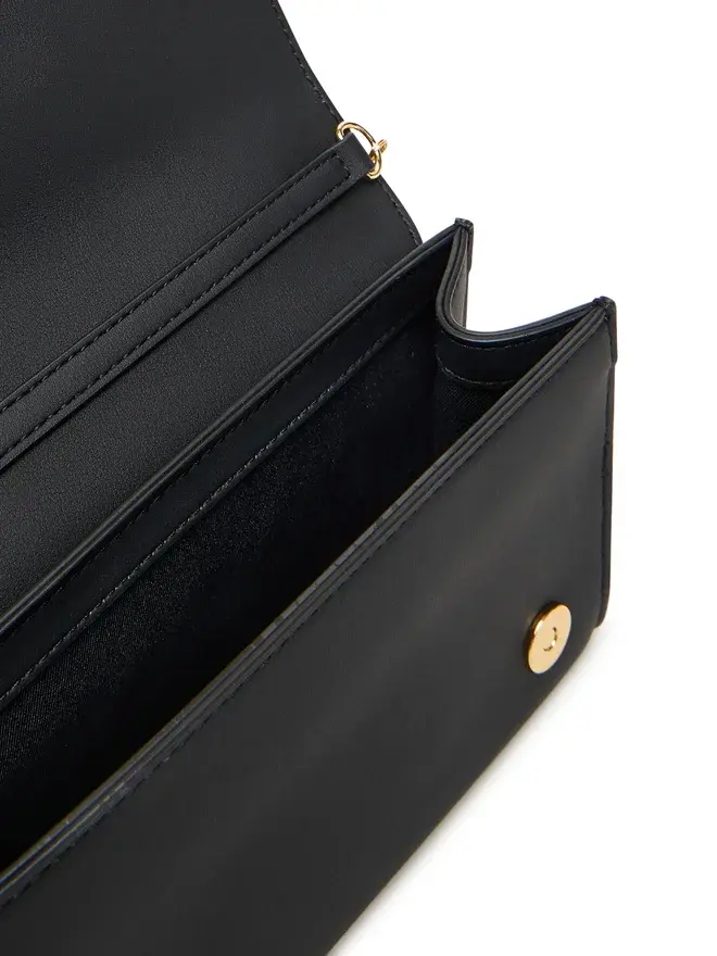 Miniatura: LOVE MOSCHINO torebka damska czarna mała skóra ekologiczna na łańcuszku